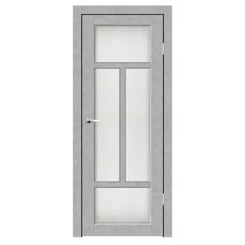 Дверное полотно Синержи Турин 2, Бетон серый, ПДО 700х2000 мм