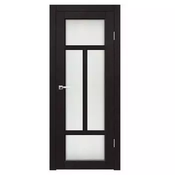 Дверное полотно Синержи Турин 2, Венге, ПДО 800х2000 мм