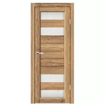 Дверное полотно Синержи Вега, Рустик соломенный, ПДО 800х2000 мм