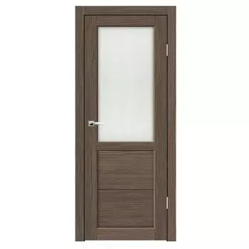 Дверное полотно Синержи Венеция, Акация темная, ПДО 700х2000 мм