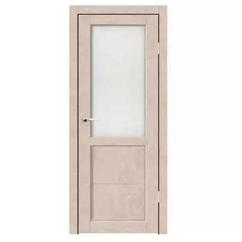 Дверное полотно Синержи Венеция, Бетон бежевый, ПДО 600х2000 мм