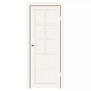 Дверное полотно Синержи Верона 1, Бетон белый, ПДГ 600х2000 мм