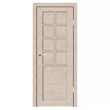 Дверное полотно Синержи Верона 2, Бетон бежевый, ПДГ 800х2000 мм