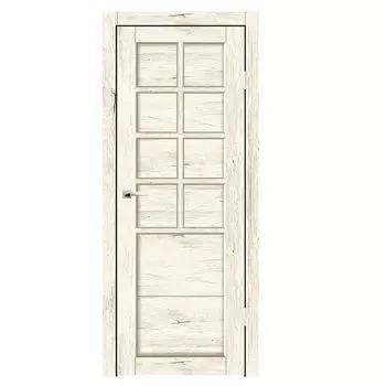 Дверное полотно Синержи Верона 2, Рустик молочный, ПДГ 700х2000 мм