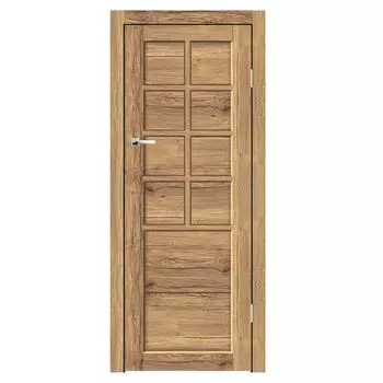 Дверное полотно Синержи Верона 2, Рустик соломенный, ПДГ 700х2000 мм