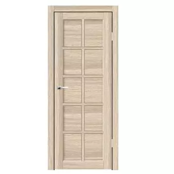 Дверное полотно Синержи Верона 3, Акация светлая, ПДГ 600х2000 мм