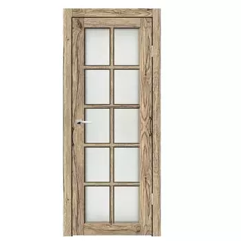 Дверное полотно Синержи Верона 3, Рустик натуральный, ПДО 700х2000 мм