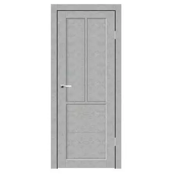 Дверное полотно Синержи Верона 5, Бетон серый, ПДГ 900х2000 мм