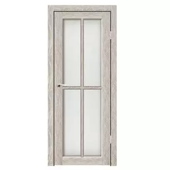 Дверное полотно Синержи Верона 5, Грей, ПДО 900х2000 мм