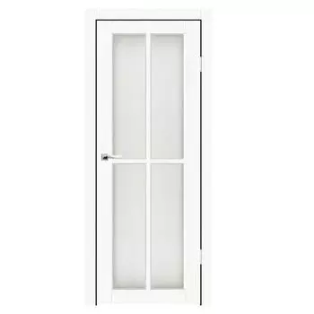 Дверное полотно Синержи Верона 5, Вуд Тангет Айс, ПДО 700х2000 мм