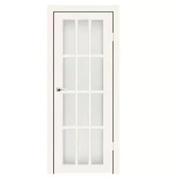 Дверное полотно Синержи Верона 7, Бетон белый, ПДО 700х2000 мм