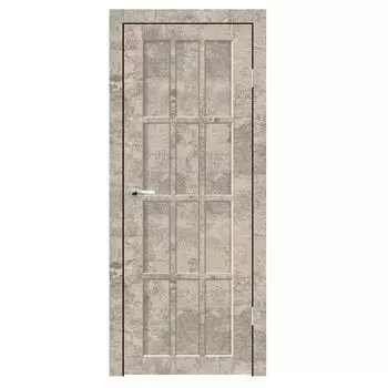 Дверное полотно Синержи Верона 7, Бетон Чикаго, ПДГ 800х2000 мм