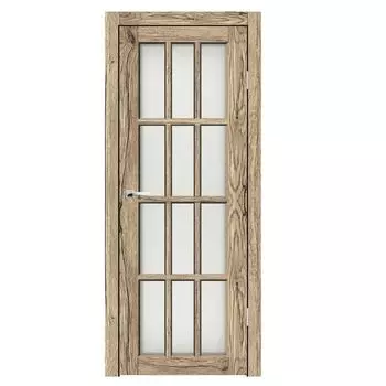 Дверное полотно Синержи Верона 7, Рустик натуральный, ПДО 700х2000 мм