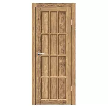 Дверное полотно Синержи Верона 7, Рустик соломенный, ПДГ 900х2000 мм