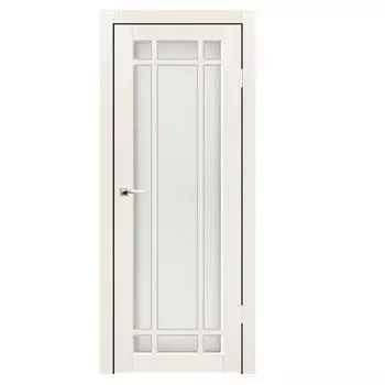Дверное полотно Синержи Верона 8, Дуб молочный, ПДО 900х2000 мм
