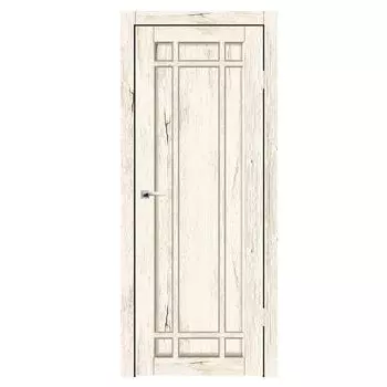 Дверное полотно Синержи Верона 8, Рустик молочный, ПДГ 700х2000 мм