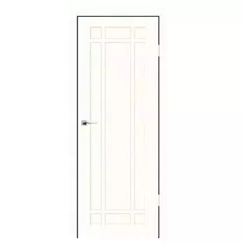 Дверное полотно Синержи Верона 8, Ясень белый, ПДГ 700х2000 мм