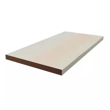 Дверной добор прямой Синержи, Рустик молочный, 2070х100 мм