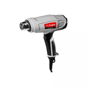 Фен строительный, 3 насадки, 2 режима, 2000ВТ ЗУБР