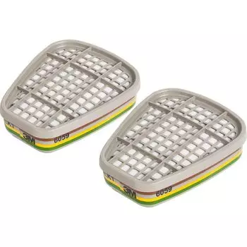 Фильтр для защиты от газов и паров 3М 6059 (для полумаски)