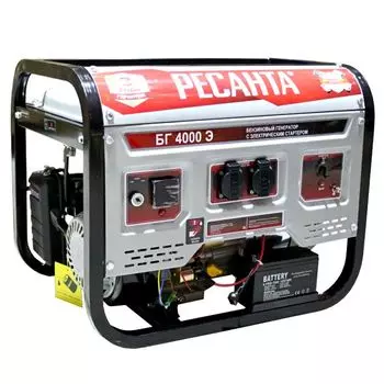 Генератор бензиновый Ресанта БГ 4000 Э