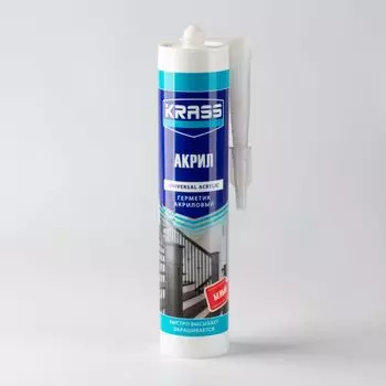Герметик акриловый Krass (белый), 300 мл