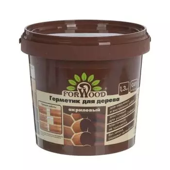 Герметик для дерева Forwood (белый), 1,3 кг