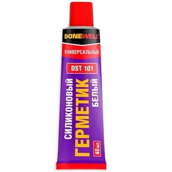 Герметик силиконовый Donewell белый, 40мл