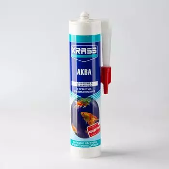 Герметик силиконовый Krass Аква (бесцветный), 300 мл