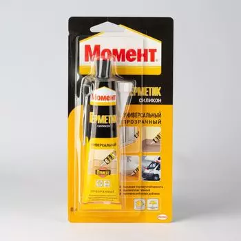 Герметик силиконовый Момент (бесцветный), 85 мл