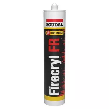 Герметик SOUDAL Firecryl акриловый огнестойкий (белый), 310мл