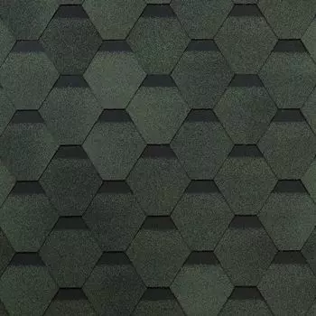 Гибкая черепица Оптима Shinglas Зеленый 3м2