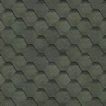 Гибкая черепица ТехноНиколь Shinglas Финская Соната, Зеленая