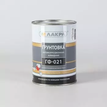 Грунт ГФ-021 красно-коричневый Лакра, 1 кг