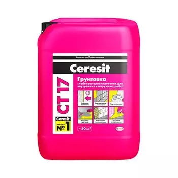 Грунтовка Ceresit CT17 морозостойкая, 10 л