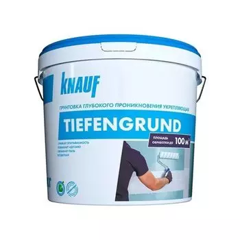 Грунтовка Кнауф Тифенгрунд глубокого проникновения 10 л