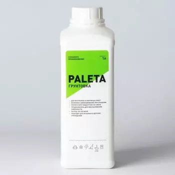 Грунтовка акриловая Paleta универсальная глубокого проникновения 1 л