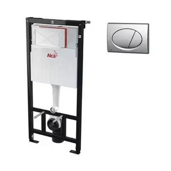 Инсталляция для унитазов Alcaplast (AM101/1120+M071) 3 в 1 с кнопкой смыва