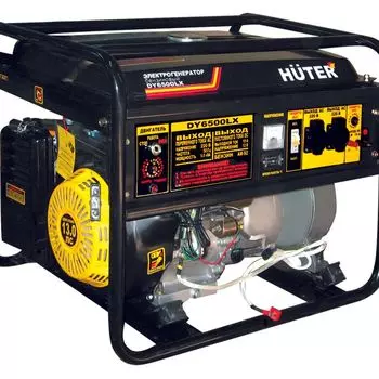 Электрогенератор DY6500LX-электростартер Huter