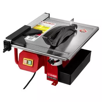 Электроплиткорез, диск 180 мм, глубина реза 90°-34мм/45°-17мм, стол 330х360мм, 2950об/мин, 600Вт, ЗУБР Мастер