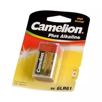 Элемент питания 6LF22 Plus Alkaline BL-1 (Крона) CAMELION