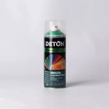 Эмаль аэрозольная DETON зеленая (RAL 6032), 0,52л