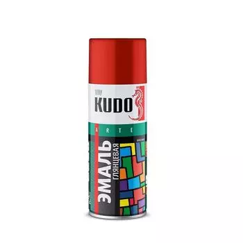 Эмаль аэрозольная KUDO белая гл. (1001), 0,52л