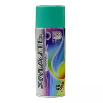 Эмаль аэрозольная KUDO светло-зеленая (1006), 0,52л