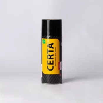 Эмаль аэрозольная термостойкая антикоррозионная (до+750°С) золотая CERTA, 0,52л