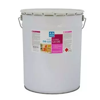 Эмаль алкидная Текс Оптимум ПФ-115 глянцевая черный 20 кг