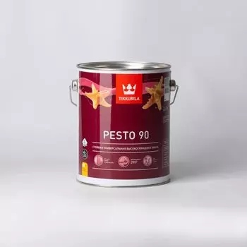 Эмаль алкидная Tikkurila Pesto 90 высокоглянцевая база А 2,7 л