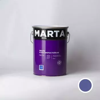 Эмаль MARTA ПФ-115 синяя, 6кг