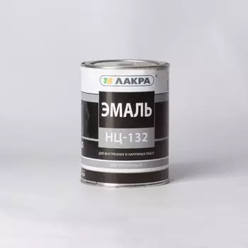 Эмаль НЦ-132 Лакра, белая, 0,7кг