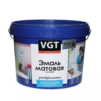 Эмаль VGT ВДАК 1179 универсальная база А 1.5кг